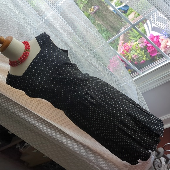 DANY Polkadot Black Skirt Set Made in Italy